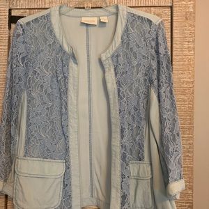 Chico’s - cutest Lace denim jacket